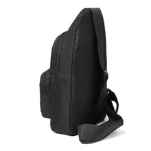 Load image into Gallery viewer, Spacious Black Crossbody Sling Bag - Adjustable Strap with Dual Compartments
