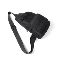 Load image into Gallery viewer, Spacious Black Crossbody Sling Bag - Adjustable Strap with Dual Compartments
