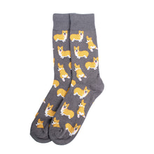 Load image into Gallery viewer, Men&#39;s Novelty Socks &#39;Gray&#39; Assorted Pack- 5 pairs
