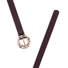 Load image into Gallery viewer, Women Faux Leather Horse shoe Belt
