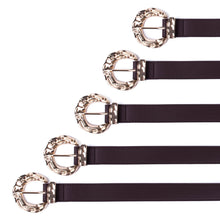 Load image into Gallery viewer, Women Faux Leather Horse shoe Belt
