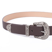 Load image into Gallery viewer, Women Faux Leather Western Style Horse shoe Belt
