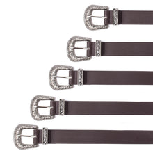 Load image into Gallery viewer, Women Faux Leather Western Style Horse shoe Belt
