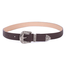 Load image into Gallery viewer, Women Faux Leather Western Style Horse shoe Belt
