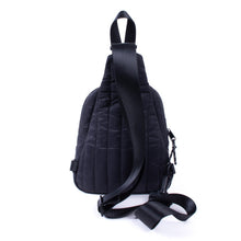 Load image into Gallery viewer, Athletic Quilted Nylon Sling Bag for Women - Sporty and Functional
