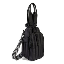 Load image into Gallery viewer, Quilted Nylon Water Bottle Holder - Stylish &amp; Functional Crossbody - 5 Colors
