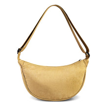 Load image into Gallery viewer, Ladies Athletic Black Solid Nylon Crescent Crossbody Bag
