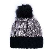 Load image into Gallery viewer, Acrylic Winter Beanie Hat with Pom
