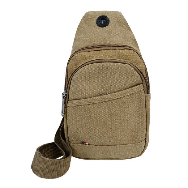 Nylon Canvas Sling Bag with Adjustable Strap