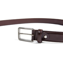 Load image into Gallery viewer, Men&#39;s Cut to Fit Genuine Leather Brown Belt
