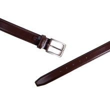 Load image into Gallery viewer, Men&#39;s Cut to Fit Genuine Leather Brown Belt
