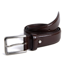 Load image into Gallery viewer, Men&#39;s Cut to Fit Genuine Leather Brown Belt
