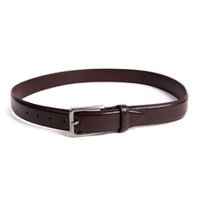 Load image into Gallery viewer, Men&#39;s Cut to Fit Genuine Leather Brown Belt
