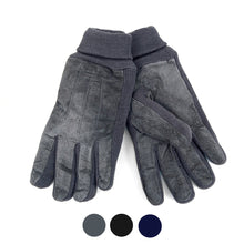 Load image into Gallery viewer, Men&#39;s Genuine Leather Winter Gloves with Soft Acrylic Lining
