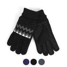 Load image into Gallery viewer, Men&#39;s Genuine Leather Non-Slip Grip Winter Gloves with Soft Acrylic Lining

