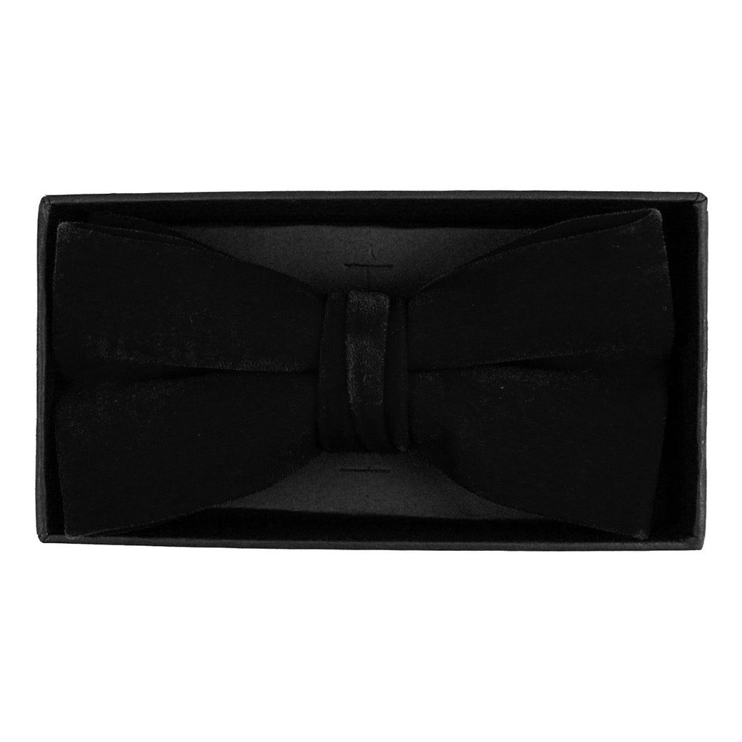 Men's Velvet Banded Bow Tie
