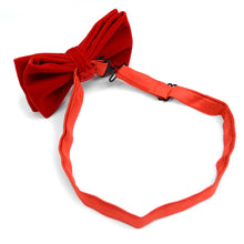 Load image into Gallery viewer, Men&#39;s Velvet Banded Bow Tie
