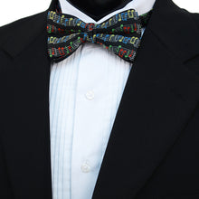 Load image into Gallery viewer, Men&#39;s Music Note Banded Bow Tie
