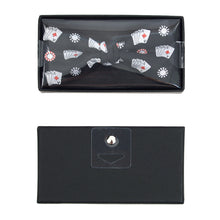 Load image into Gallery viewer, Men&#39;s Poker Chips &amp; Cards Banded Bow Tie
