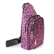 Load image into Gallery viewer, Leopard Print Sling Bag – Fashionable Crossbody for On-the-Go Style
