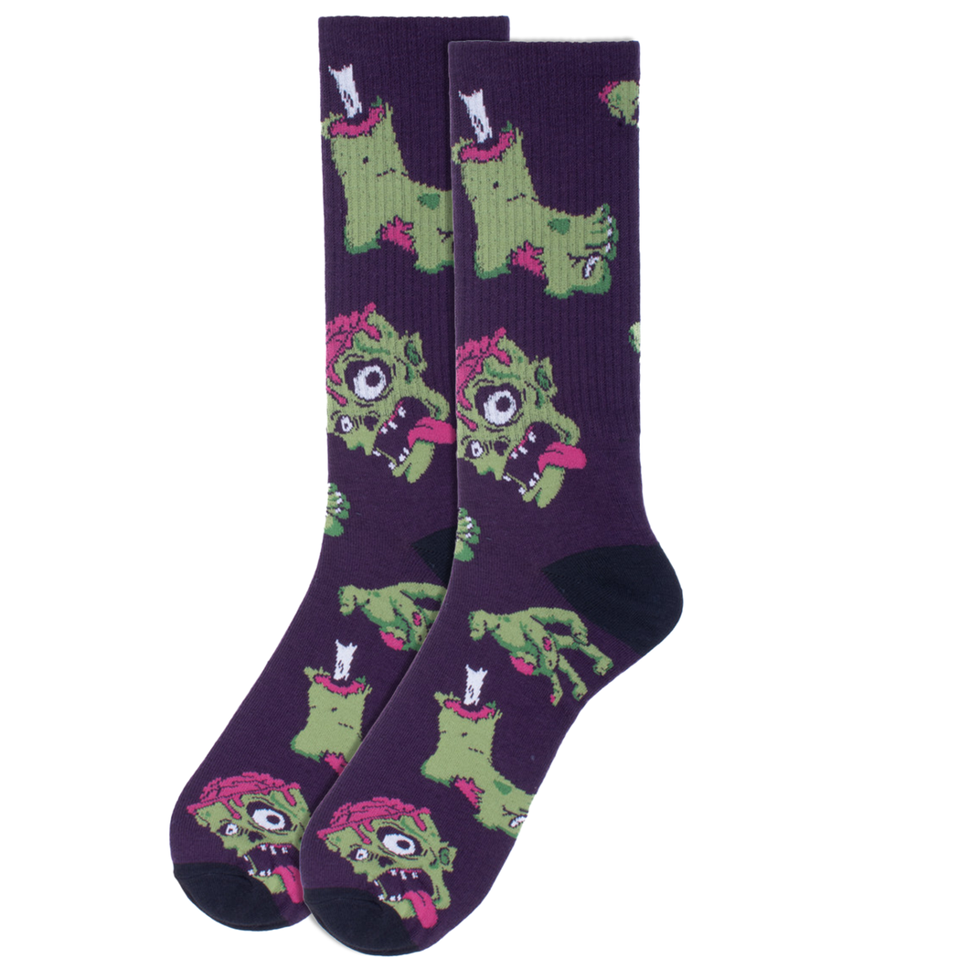 Men's Halloween Zombie Novelty Socks