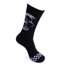 Load image into Gallery viewer, Men&#39;s Ribbed Skull Novelty Socks
