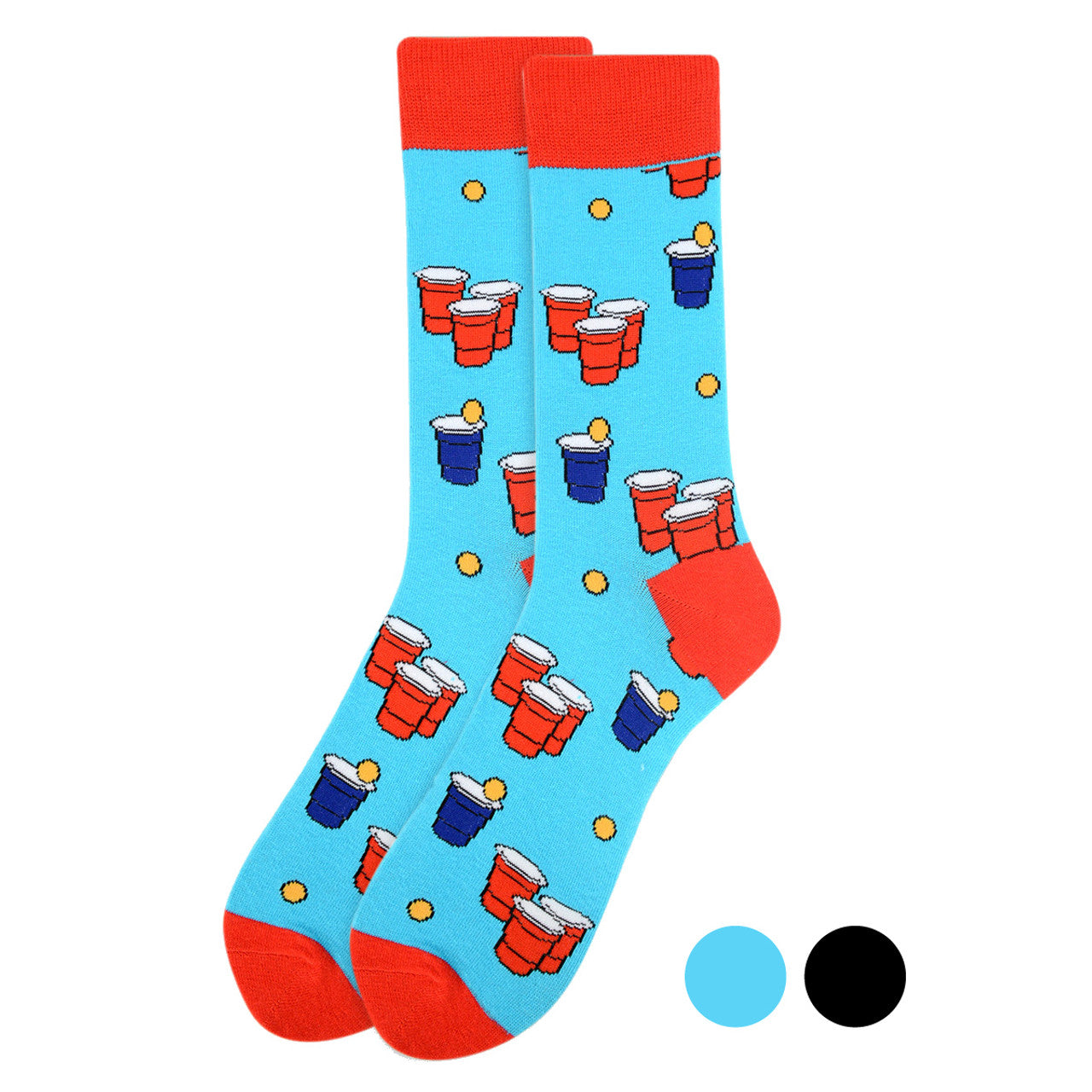 Men's Beer Pong Novelty Socks