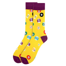 Load image into Gallery viewer, Men&#39;s Socks - Billiard Novelty Socks
