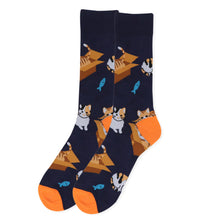Load image into Gallery viewer, Men&#39;s Novelty Socks &#39; Navy&#39; Assorted Pack- 5 pairs

