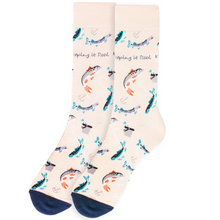 Load image into Gallery viewer, Men&#39;s Fishing Novelty Socks
