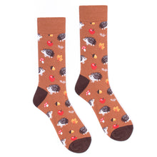 Load image into Gallery viewer, Men&#39;s Autumn Porcupine Novelty Socks
