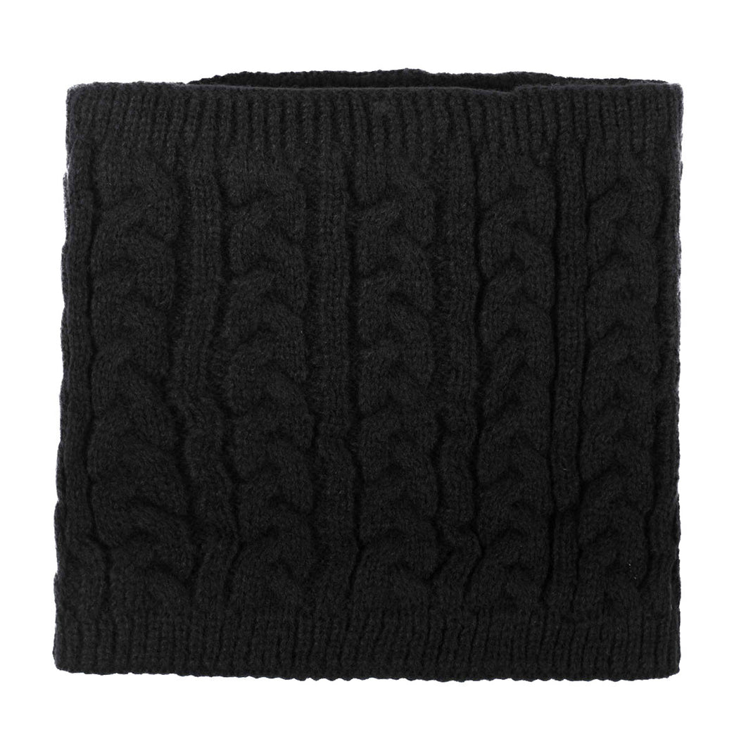 Ladies Cable Knit Winter Neck Warmer