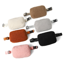 Load image into Gallery viewer, Nollia Sherpa Belt Bag in Beige with Adjustable Strap in multiple colors
