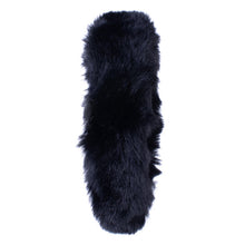 Load image into Gallery viewer, Nollia black faux fur headband side view

