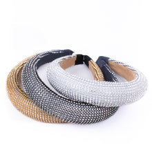 Load image into Gallery viewer, Padded Headband with Rhinestones

