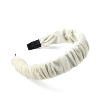 Load image into Gallery viewer, Velvet-feel Scrunchie Hard Headband
