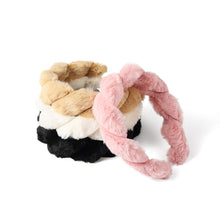 Load image into Gallery viewer, &quot; C &quot; Shaped Faux Fur Twisted Headband
