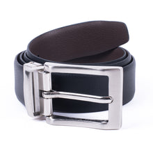 Load image into Gallery viewer, Genuine Cow Hide Leather Reversible Dress Belt
