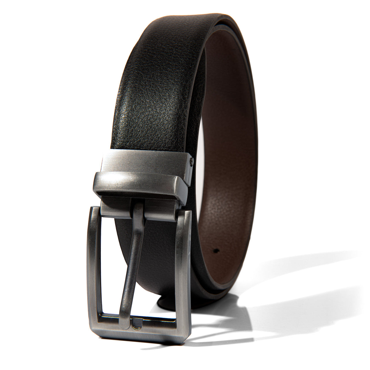 Genuine Cow Hide Leather Reversible Dress Belt
