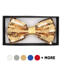 Load image into Gallery viewer, Men&#39;s 2.5&quot; Sparkle Sequin Banded Bow Ties
