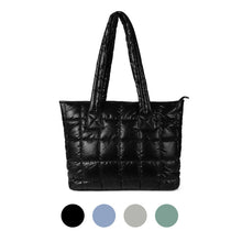 Load image into Gallery viewer, Ladies Nylon Puffer Quilt Tote Bag
