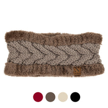 Load image into Gallery viewer, Nollia Women&#39;s Thick Fleece Lined Knit Winter Headband Ear Warmer
