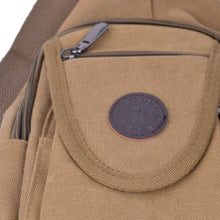 Load image into Gallery viewer, Crossbody Canvas Sling Bag Backpack with Adjustable Strap

