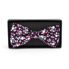 Load image into Gallery viewer, Floral Wedding Cotton Banded Bow Tie
