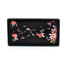 Load image into Gallery viewer, Floral Wedding Cotton Banded Bow Tie
