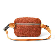 Load image into Gallery viewer, camel Sherpa Belt Bag zippered - nollia
