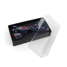 Load image into Gallery viewer, Paisley Wedding Cotton Banded Bow Tie
