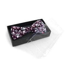 Load image into Gallery viewer, Floral Wedding Cotton Banded Bow Tie
