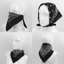 Load image into Gallery viewer, Cotton Bandana Black &amp; White Duo Pack

