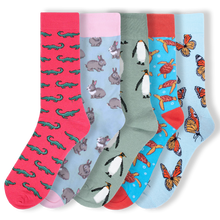 Load image into Gallery viewer, Men&#39;s Novelty Socks &#39;Animal Pack&#39; Assorted Pack- 5 pairs
